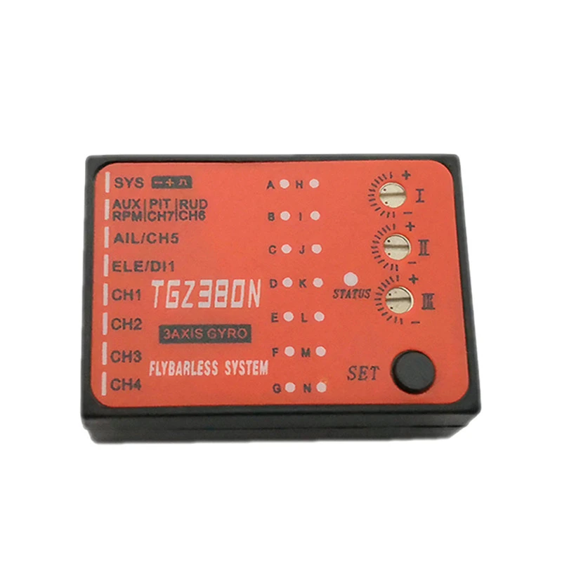 MB TGZ380N 3 Axis Gyro Flybarless System For ALIGN TREX T-REX etc. 450 ...