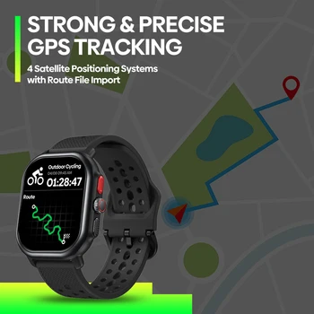 New Zeblaze Beyond 3 Pro GPS Smart Watch 2.15" AMOLED Display Built-in GPS & Route Import Make/Receive Phone Calls Smartwatch 2