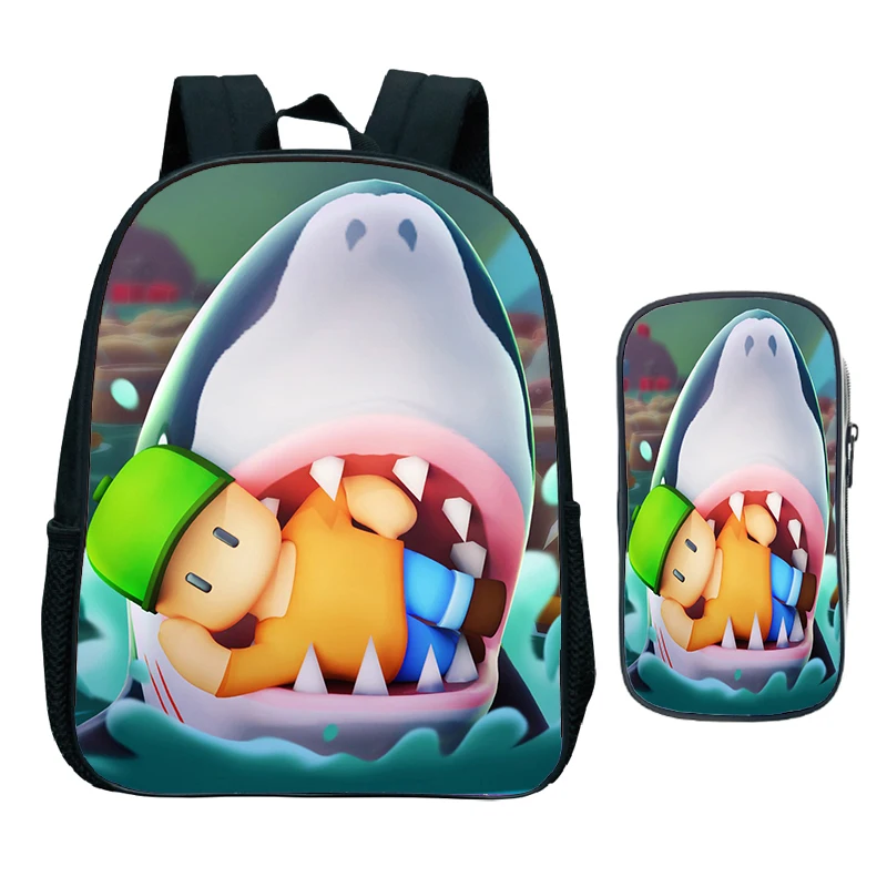 Sac à dos Game Stumble Guile pour garçons et filles, trousse à crayons, sac  pour ordinateur portable 17 pouces, dessin animé, collège, lycée, ensemble  de 2 pièces - AliExpress