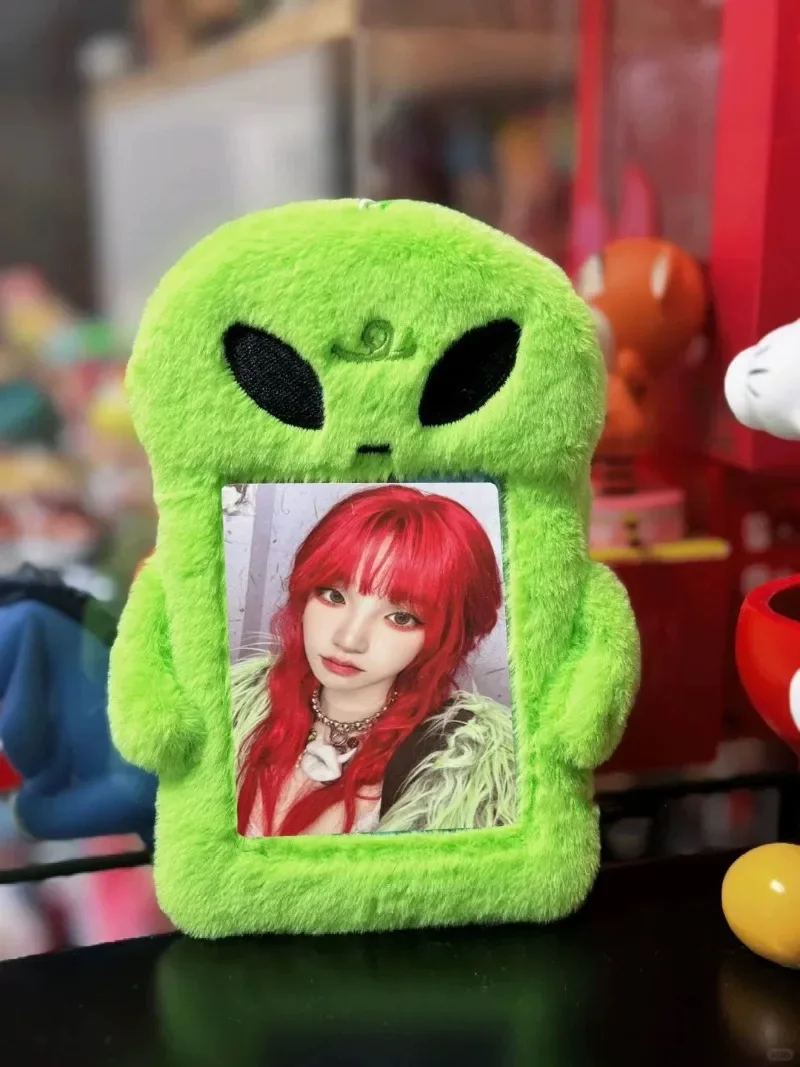 1pcs Plush Card Holder Fluffy Photocard Holder Bus Card Sleeve ID Bank Credit Card Holder Protector Stationery 2