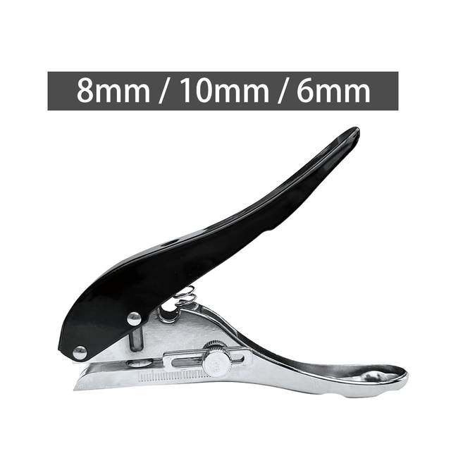 Portable Punching Pliers Handle Punch Countersink Drill Bit Handheld for Labels Badge