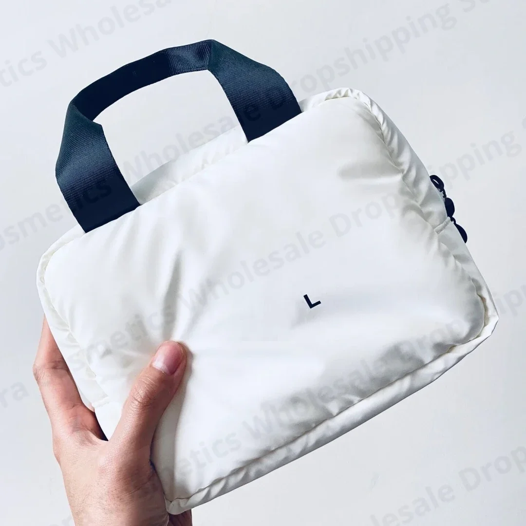 

Косметичка из хлопка с перьями, 20 см * 15 см * 8 см