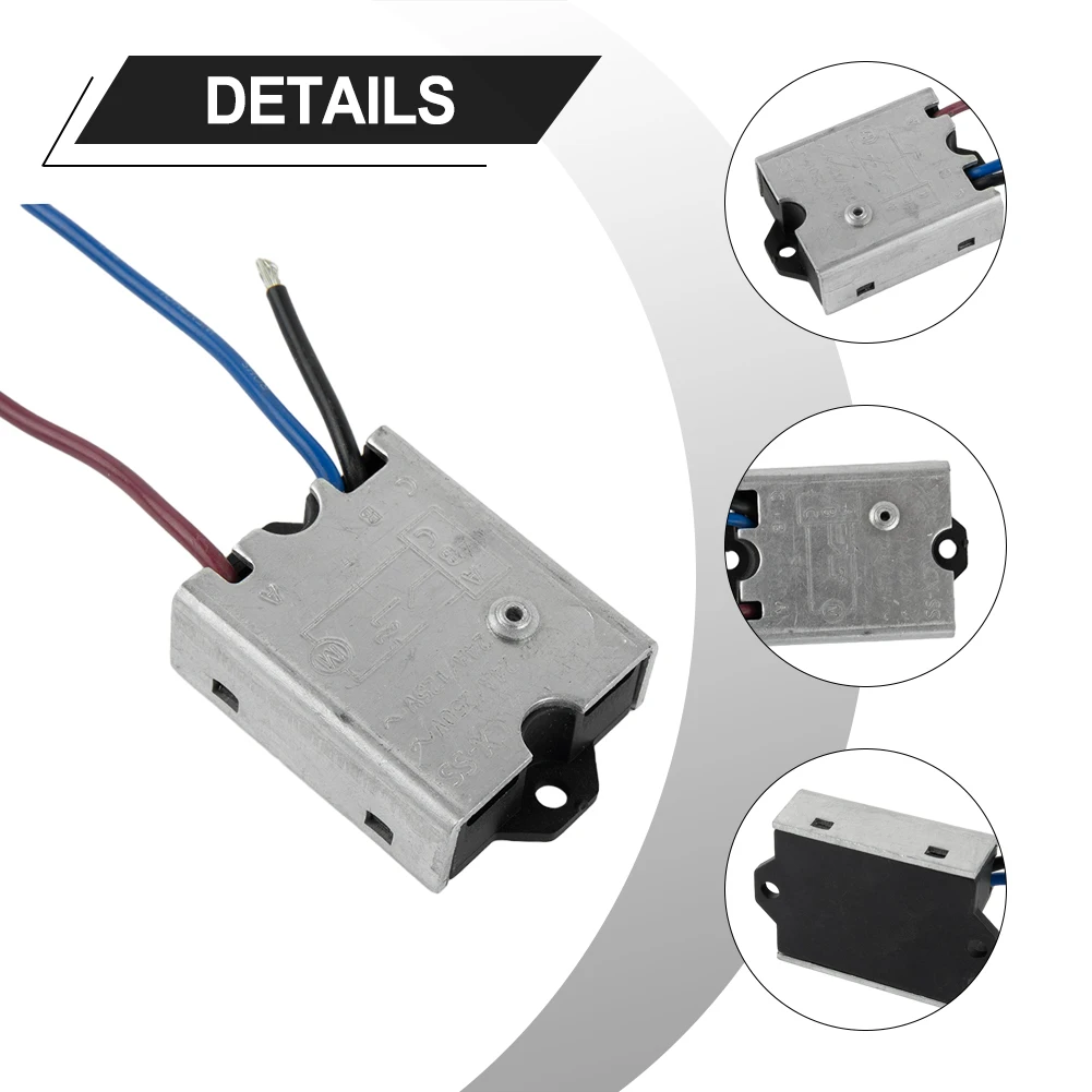 

230V To 16A Soft Start Switch Current Load Module With 3 Connecting Wires For Cutting Machines Startup Current Limiter