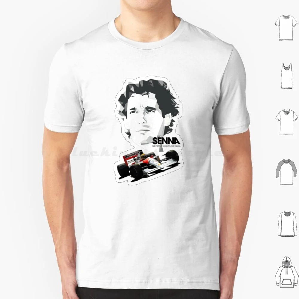 Ayrton Senna Sembre: E Abbigliamento-T Shirt Cotone Uomo Donna Stampa Fai Da Te Senna Senna Sembre Ayrton Senna Ayrton Ayrton Ayrton Senna