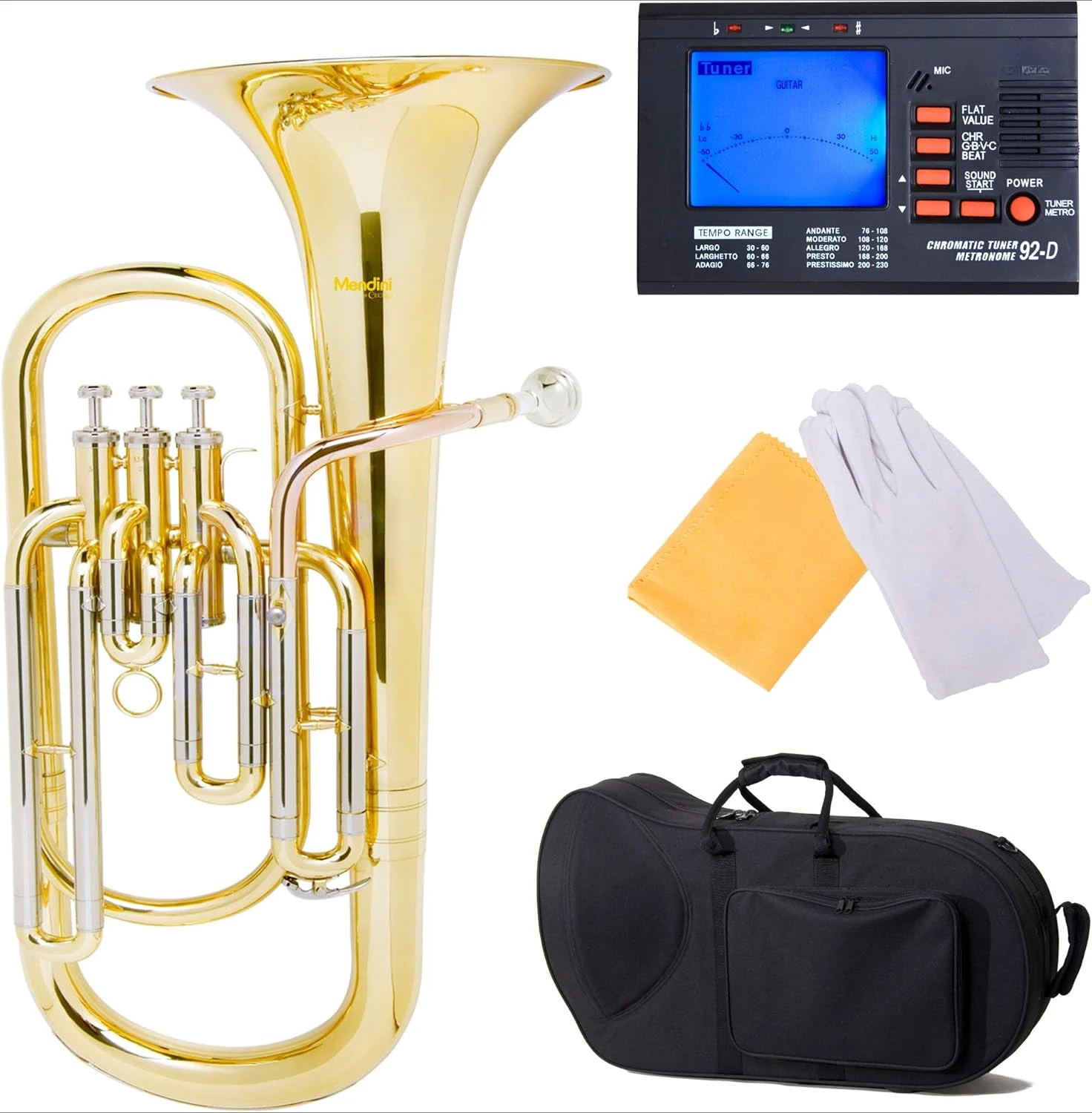 B Flat Baritone Horn with Stainless Steel Pistons (Beginner)