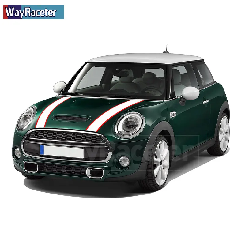 Car Hood Rally Line Engine Cover Bonnet Stripes Sticker, für MIINI C=ooper R50 R52 R53 R58 R59 R56 R57 R55 F55 F56 F57 R60 Car Hood Rally Line Engine Cover Bonnet Stripes Sticker, für MIINI C=ooper R50 R52 R53 R58 R59 R56 R57 R55 F55 F56 F57 R60