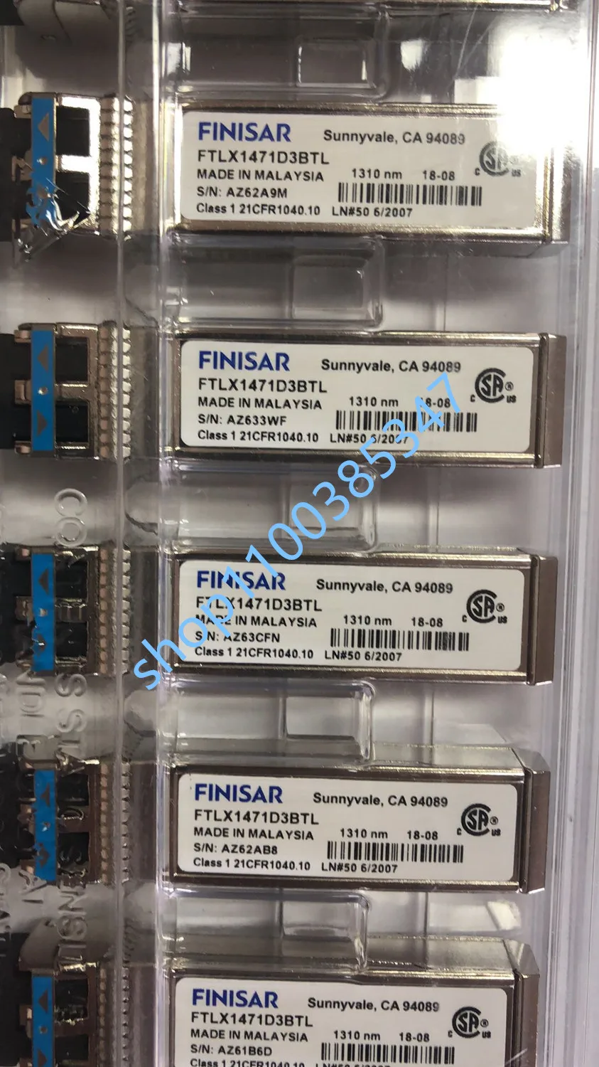 Finisar 10GB 10KM switch module/FTLX1471D3BTL/10GBASE-LR 1310NM SM Optica Fiber Transceiver/finisar lr sfp 10g optical switch