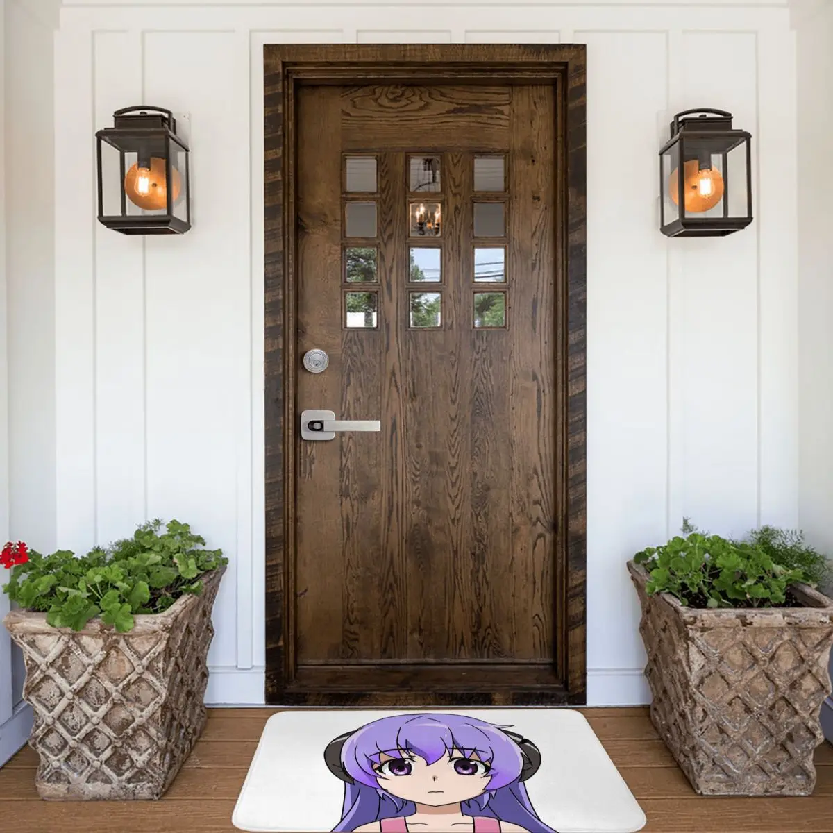 Фото Противоскользящий напольный коврик Higurashi No Naku Koro Ni, моющийся коврик для кухни, входа, дома, спальни, коврики для ног №3