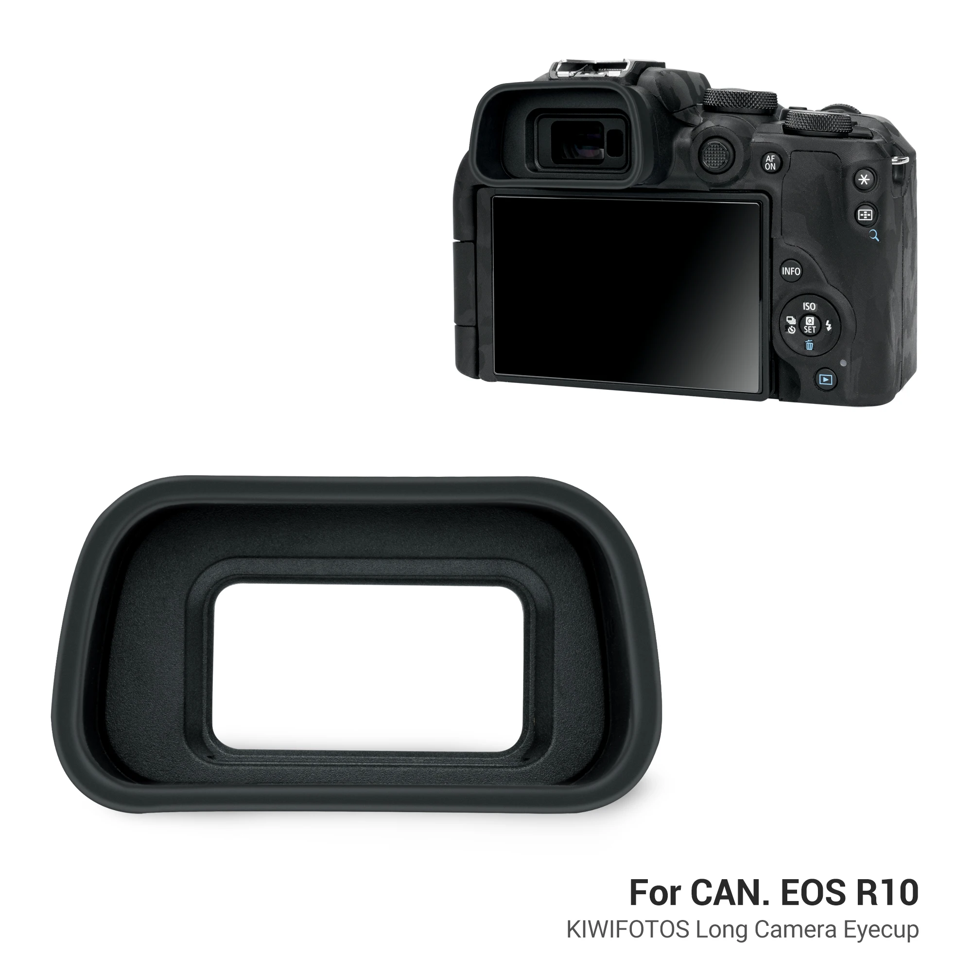 Eos r10 Augen muschel Okular weiches Silikon verlängerte Kamera Augen becher Sucher speziell für Canon Eos R10 spiegellose Kamera entwickelt – Detail 1