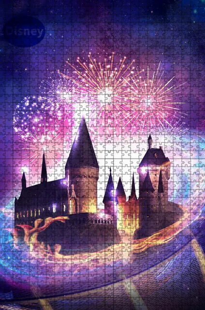 1000 Pieces Puzzle Game Gift Decoration for Disney Mickey Mouse Princess Castle Movie Characters New Series Puzzle Games 3