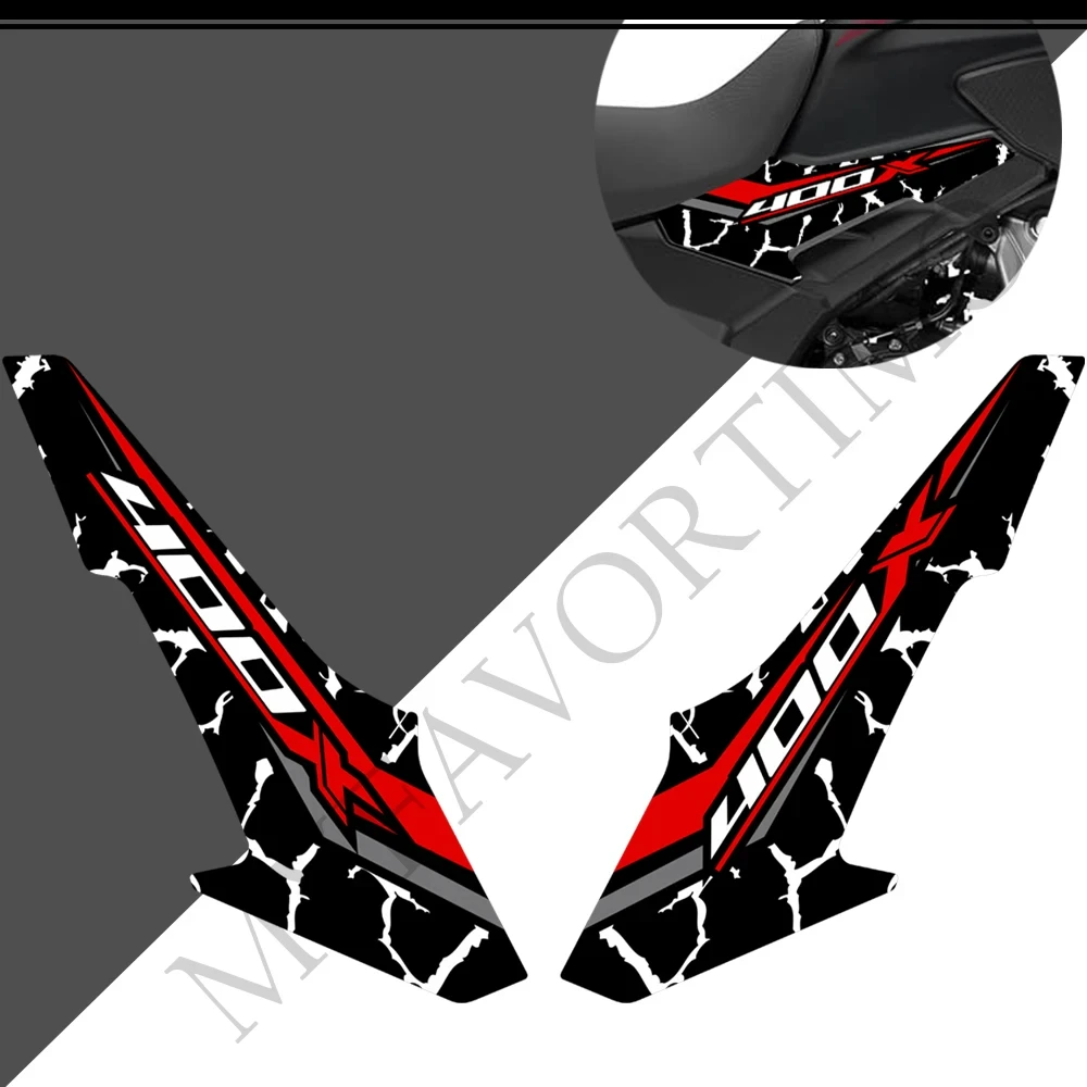 

Motorcycle Sticker Decal Emblem Trunk Luggage Fairing Fender Fuel Oil Kit Knee For Honda CB400X CB 400X Protector Tank Pad