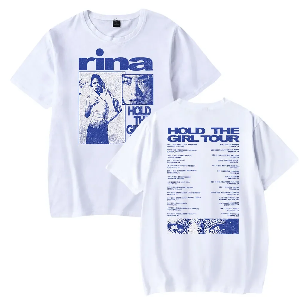 

2023 New Rina Sawayama British Japanese Singers Merch Print T-shirt Unisex Casual Short Sleeve Streetwear Tee