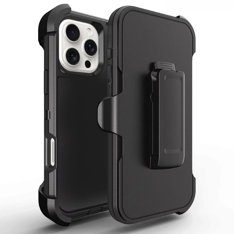 Heavy Duty Rugged Armor Shockproof Protective Case with Belt Clip