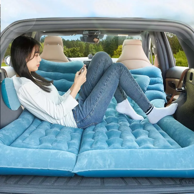 Car Travel Bed Trunk Sleeping Bed Air Mattress Outdoor Sofa Inflable Cushions Self-driving Tour Camping Rest inflable Pad