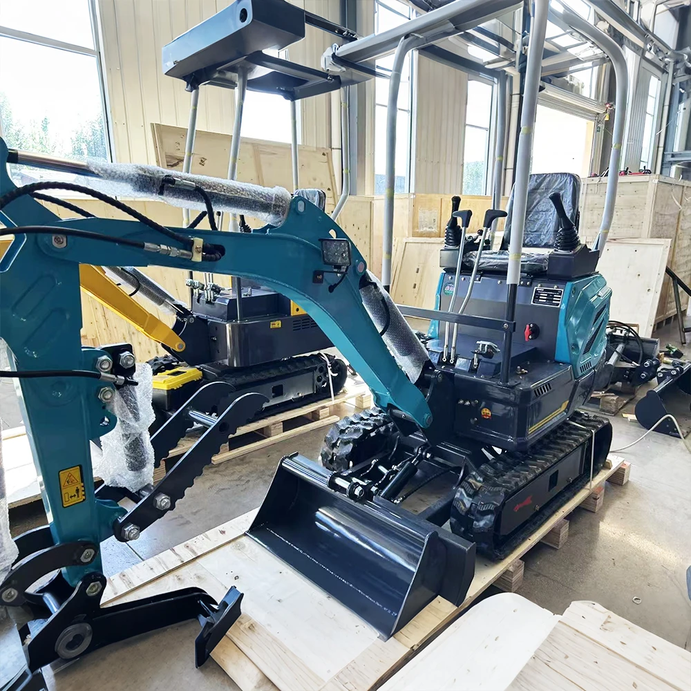 Schnellwechsler 1,2 Tonnen Mini-Raupenbagger Hydraulische Maschine CE EPA Euro 5 Maßgefertigt für Land- und Gartenbau