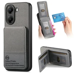 Premium Anti - Theft Leather 360° Protection Phone Case for Poco M8 Pro 5G (GRAY)