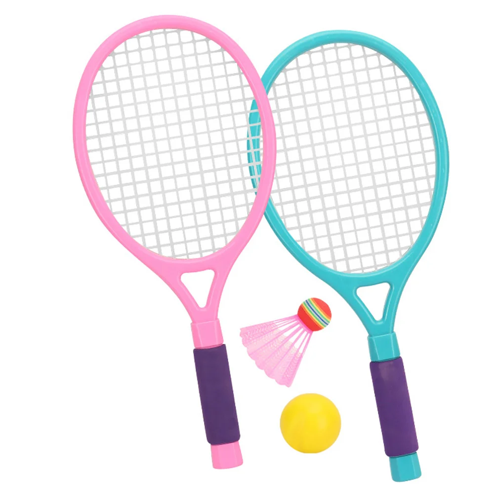 

Badminton Racket Rackets Children Batminton Exchange of Outdoor Portable with Balls Tennis