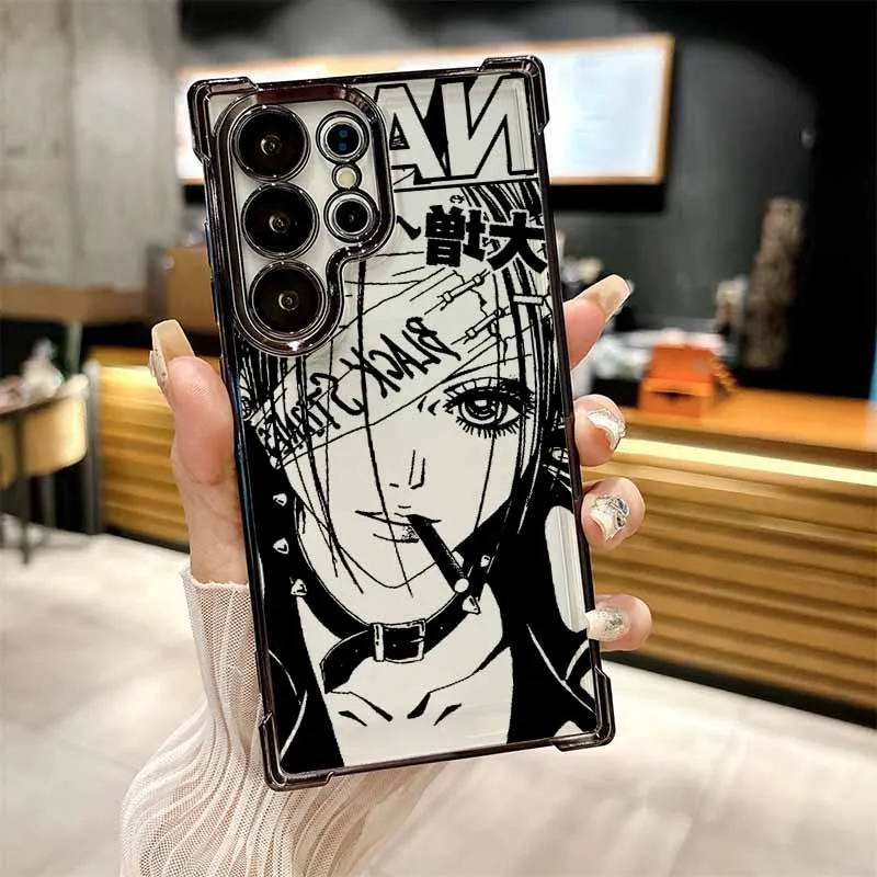 Stylish Cool Anime NANA Plating Anti-Fall Phone Case