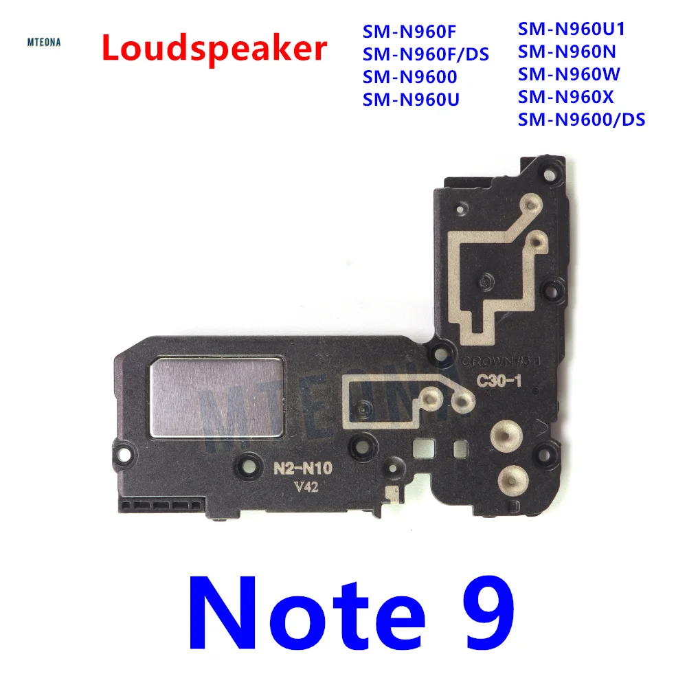 삼성 Galaxy Note 9 용 확성기 SM-N960F N960U N960N 시끄러운 스피커 부저 링거 사운드 모듈 교체 부품 Note9