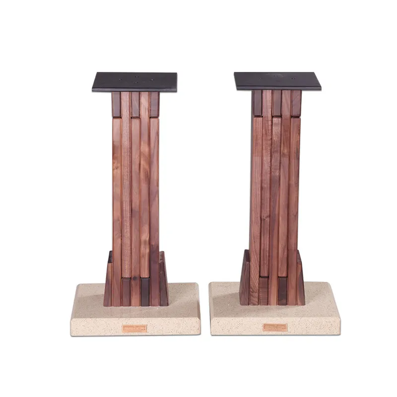 

S-008 SB-02 Adjustable Solid Wood Speaker Foot Stand Speaker Support Bookcase Foot Stand