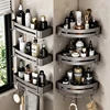 Shelf No Drilling Aluminum Above The Toilet Wall Mounted Bathroom Organizer Shampoo Storage Rack Bathroom Kitchen Accessories 1