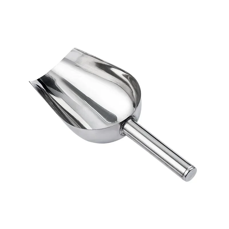 Ice Shovel Stainless Steel Thickened Multi-use Spoon Tea Food Flour Popcorn Melon Seed Shovel Candy Scoop