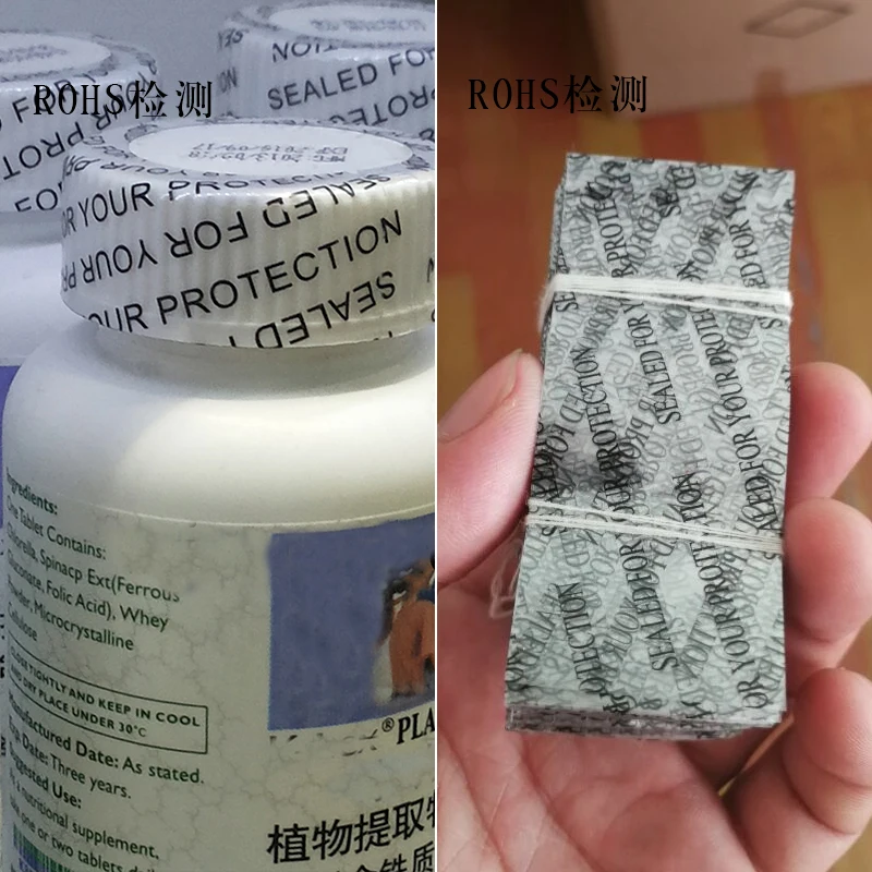 200 teile/los 6,6 7,6 cm Kappe Schrumpffolie Druck (VERSiegelt FÜR IHR PRODUKTION) Bottlehot Schrumpfbänder Gepunktete Linie – Detail 4