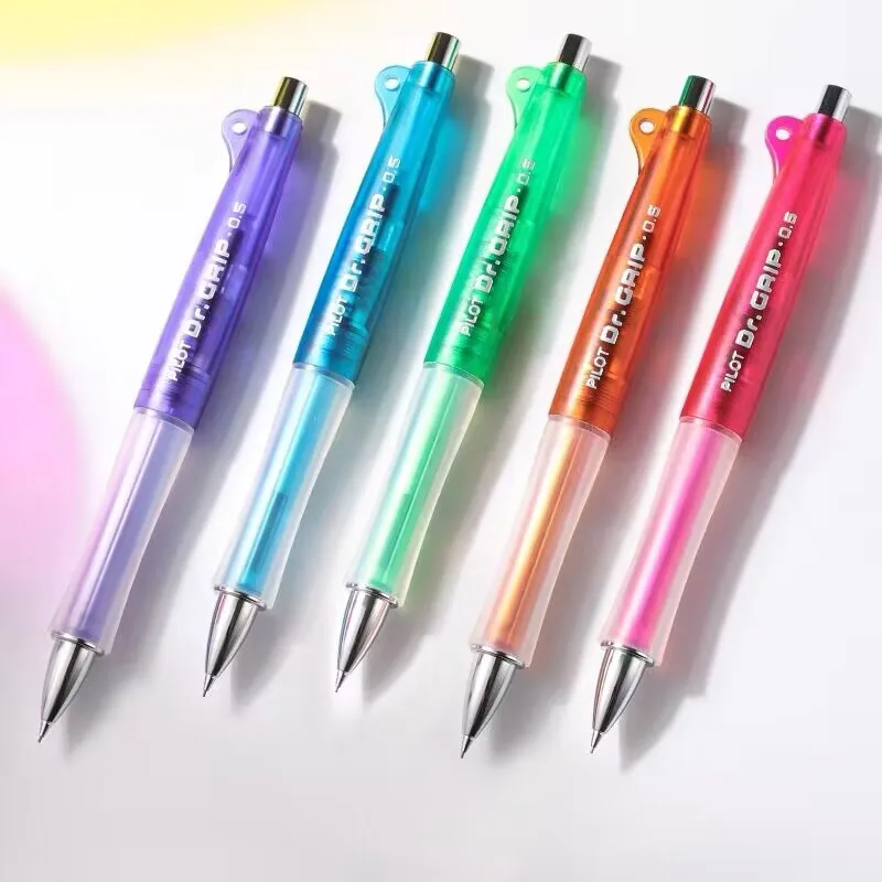 1pcs PILOT Dr. Grip Mechanical Pencil 30th Anniversary HDGL-80R50R  Replaceable Lead 0.5 Hard To Break Core Japanese Stationery 5