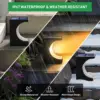 LED Solar Step Lamp Path Stair Outdoor Garden Lights Waterproof Balcony Light Decoration for Front Door Patio Stair Fence Light 2