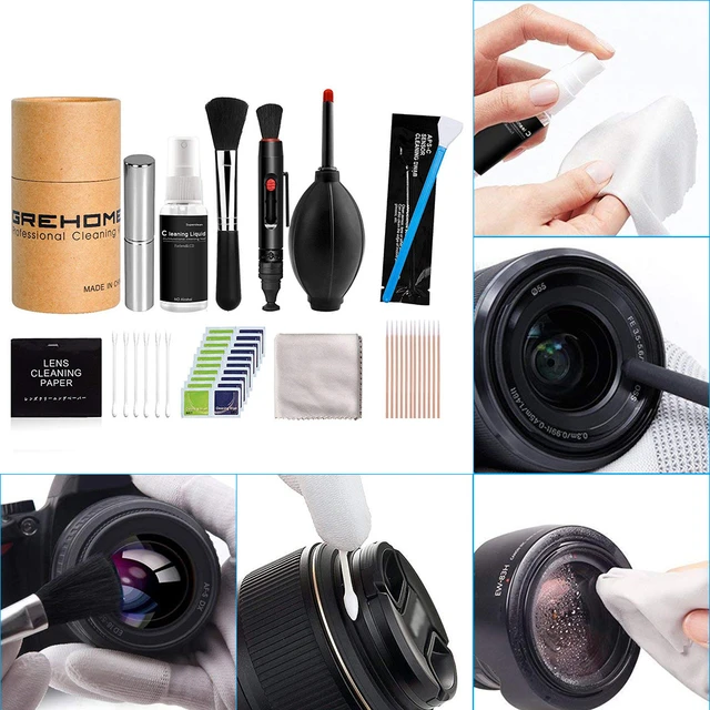 Kit de nettoyage d'appareil photo, 19-35 pièces, pour objectif DSLR,  capteur d'appareil photo numérique, pour Sony, Fujifilm, Nikon, Canon, DV -  AliExpress
