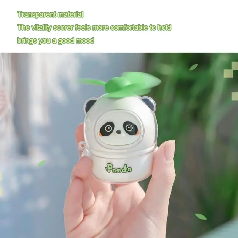 Portable Fan For Travel USB Rechargeable Cartoon Cooling Fans Cute Panda Children Fan Animal Hand Summer Cooling