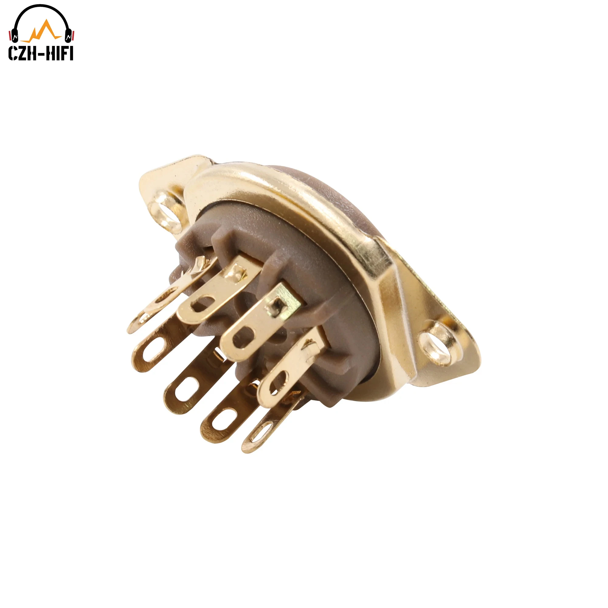 10 stücke 9 Pins Bakelit Rohr Buchse Ventil Basis Für 6922 ECC83 ECC82 EL84 12AT7 12AX7 12AU7 Vintage Audio Verstärker HIFI DIY Projekt – Detail 8