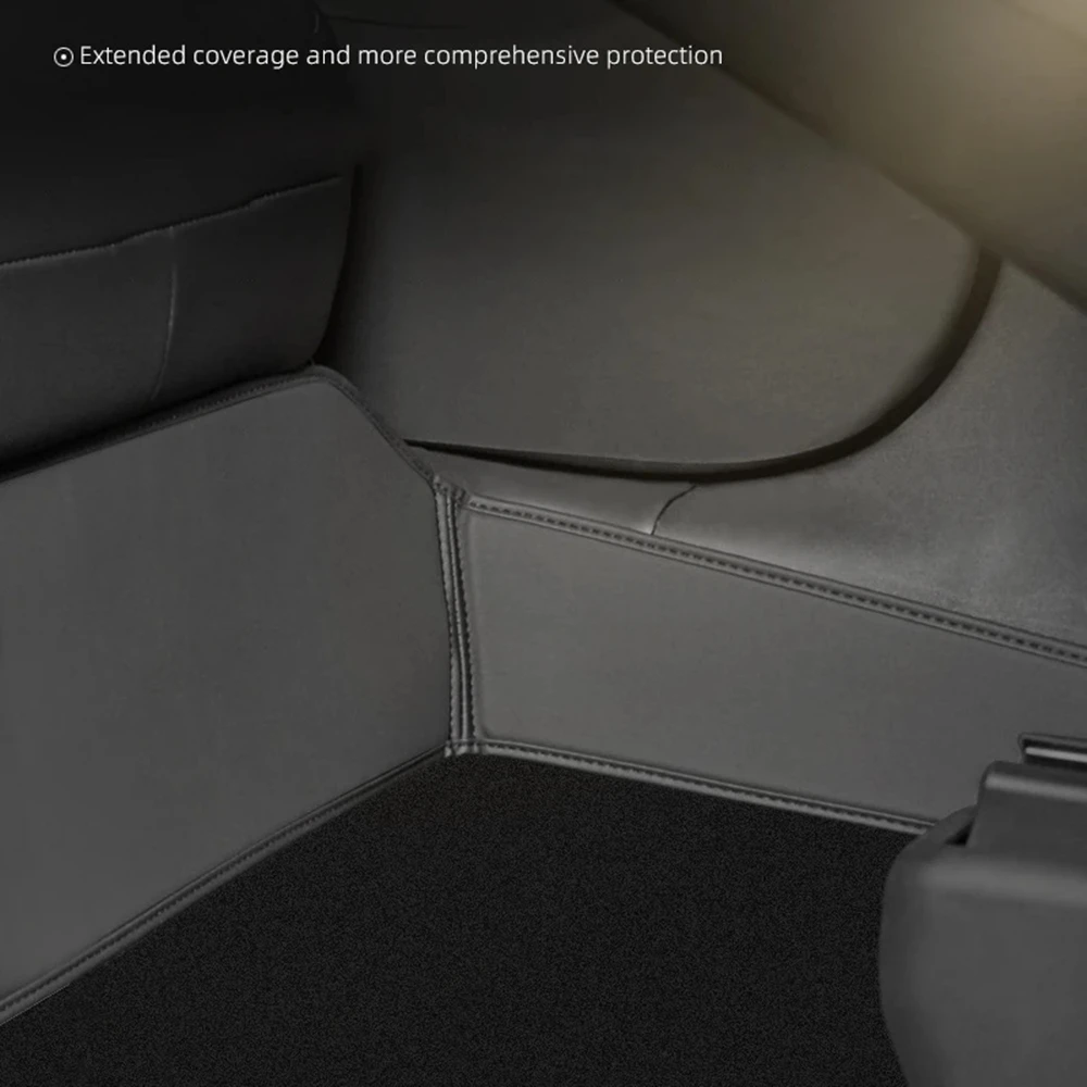 통기성 원단으로 만든 카시트 커버, 3D 삼각형 디자인 엉덩이 마사지 쿠션, 등받이 쿠션 포함한 카시트 쿠션 8 테슬라 모델 3 하이랜드 뒷좌석 커버, 2024 방지 및 먼지 보호대, 뒷좌석 하단 보호 매트, 신형 모델 3 +