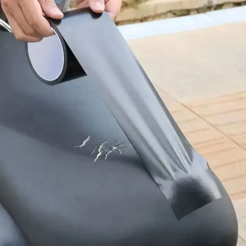 천 기본 테이프 고점도 다기능 좌석 쿠션 소파 의자 블랙 가죽 수리 방수 테이프