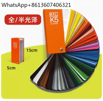 Carta Di Colore Ral K5 215 Colori Vernice Rivestimento Pigmento Metallo Materiale Da Costruzione Campione Standard Europeo Stampa Opaca Lucida