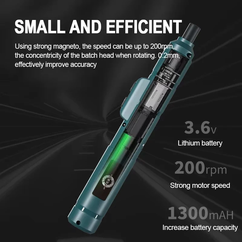 Mini Wireless Electric Screwdriver Set Cordless USB Rechargeable Screwdriver 3.6V 200r/Min Home Electric Drill Repair Power Tool 3