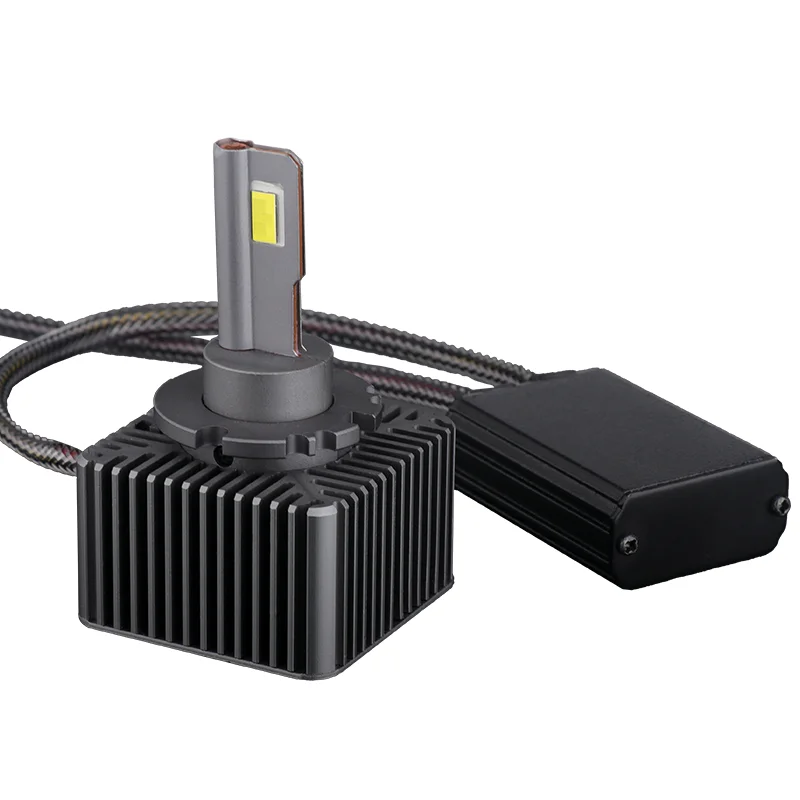 D1S D3S D2H Universal Modified Headlights Turbo LED 6000K Bulbs 30000LM 12v power supply directly connected