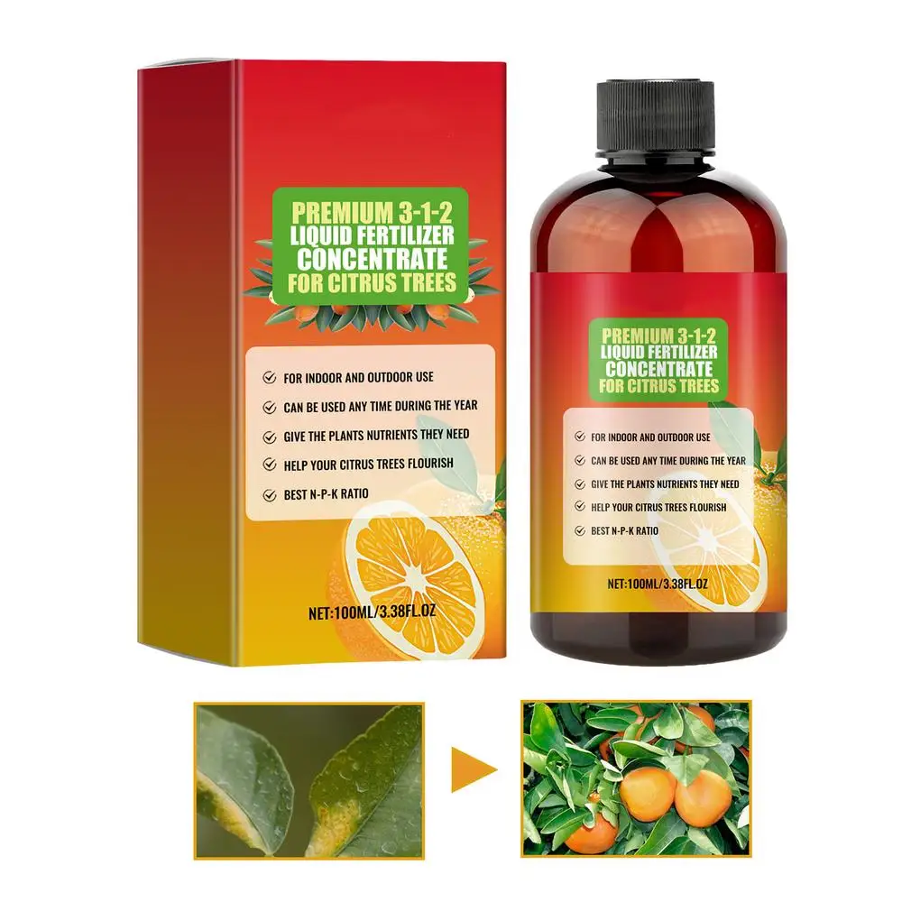 Description Picture 2 of item100ml Citrus Plant Fertilizer Indoor Plant Fertilizer Liquid Growth promoting Organic Liquid Nutrient Solution Rooting Nutrient