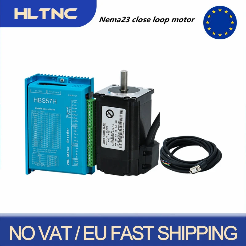EU Shipped Nema23 2N.m 2.5N.m 3N.m Closed Loop Stepper Motor Kits 57
