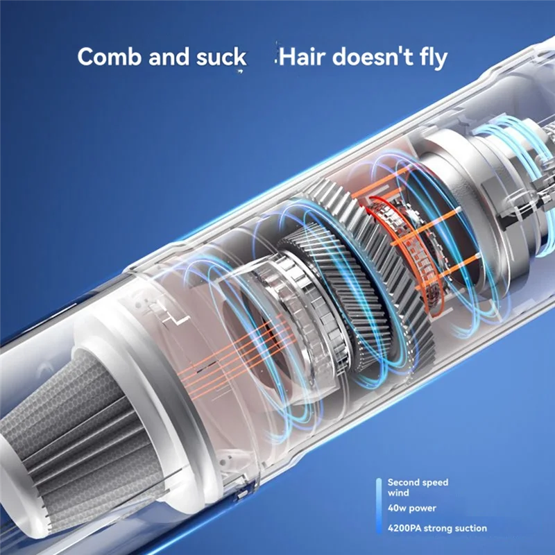 Medium-Sized Dog Hair Aspirator,Multifunctional Pet Comb,Efficient Adsorption,Dogs Dryer,Noise Reduction Grooming Tool