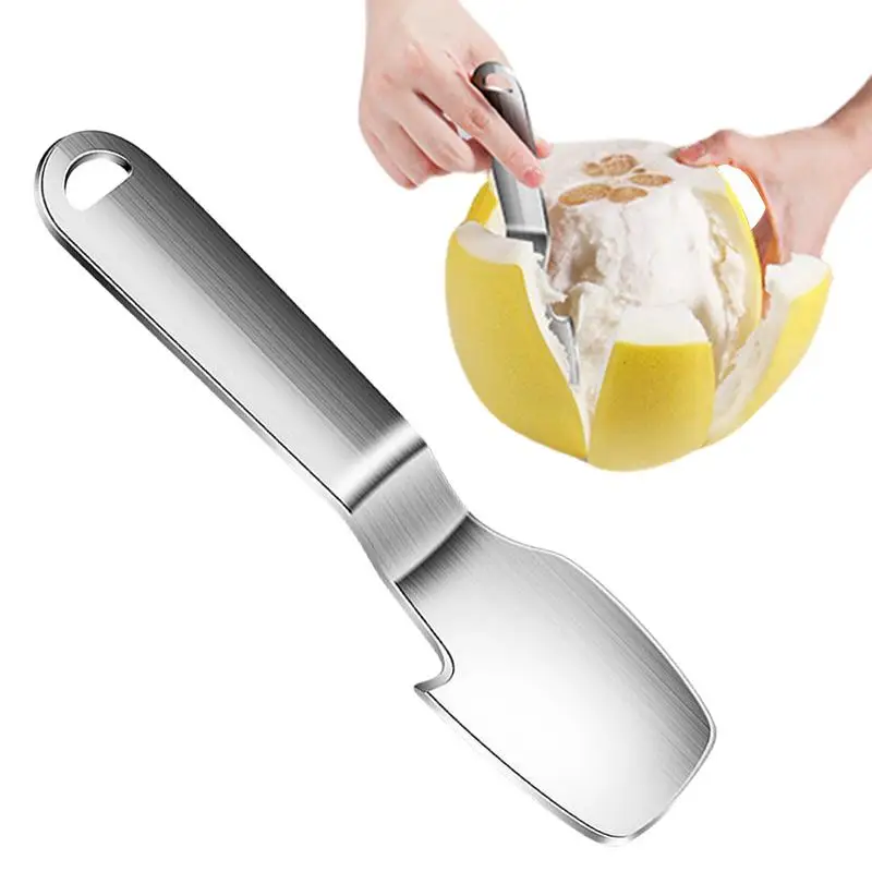 

Открывалка для грейпфрута из нержавеющей стали, оригинальные фруктовые аксессуары для домашнего использования, фруктовые ножи, кухонные гаджеты с отверстием для подвешивания