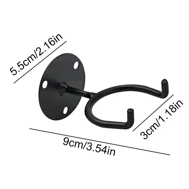 Espositore A Parete Per Mazza Da Baseball, Supporto In Gomma E Ferro, Diametro 4,3 Cm, Nero, Per Collezionisti