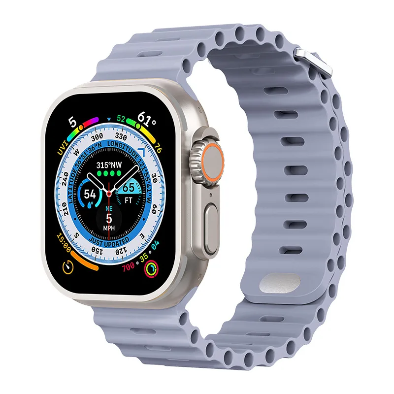 Breathable Silicone Strap for Smartwatch - Multiple Sizes