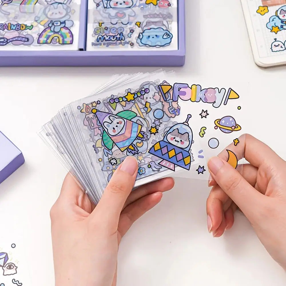 

Life Daily Planner Scrapbooking Diary Mobile Phones Stationery Sticker School Supplies DIY Cartoon Sticker Album Decorative