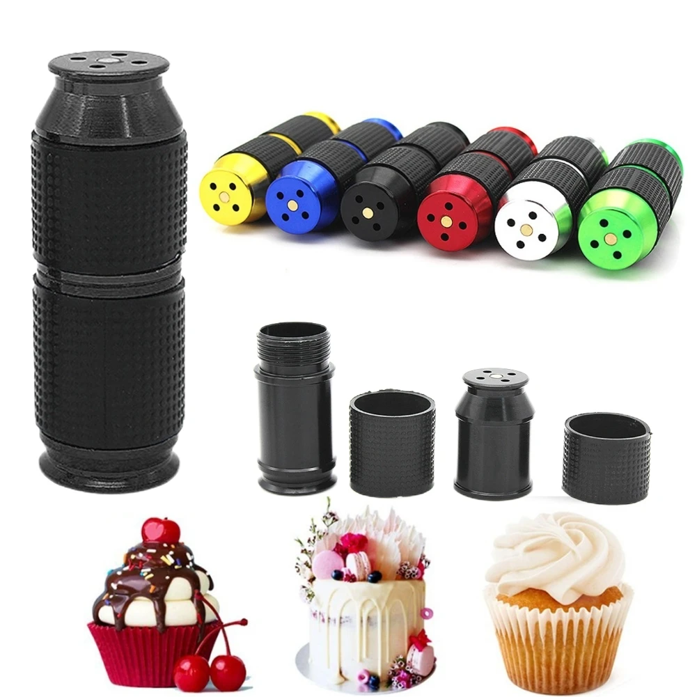 1pc Mini Whipped Cream Cracker Dispenser Cream Whipper Rubber Grip Safe