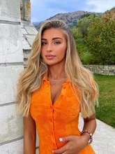 

Orange Playsuit 2022 Fashion Sexy Short Jumpsuits Y2K Romper Summer Vintage Print Short Sleeve Overalls Bodysuit Women Bodies