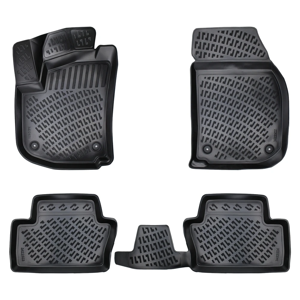

Opel Zafira A 1999 Model 4D Rubber Set. Custom Floor Mats, Anti-Allergic, Odorless, Non-Slip Fixing Clips.