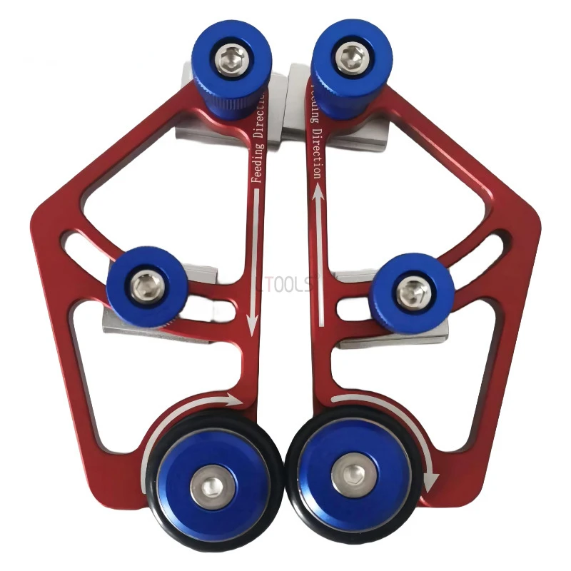 

Woodworking Multifunctional Bearing Roller Feeder Electric Circular Table Saw Inverted Engraving Machine Stock Push Guide Tool
