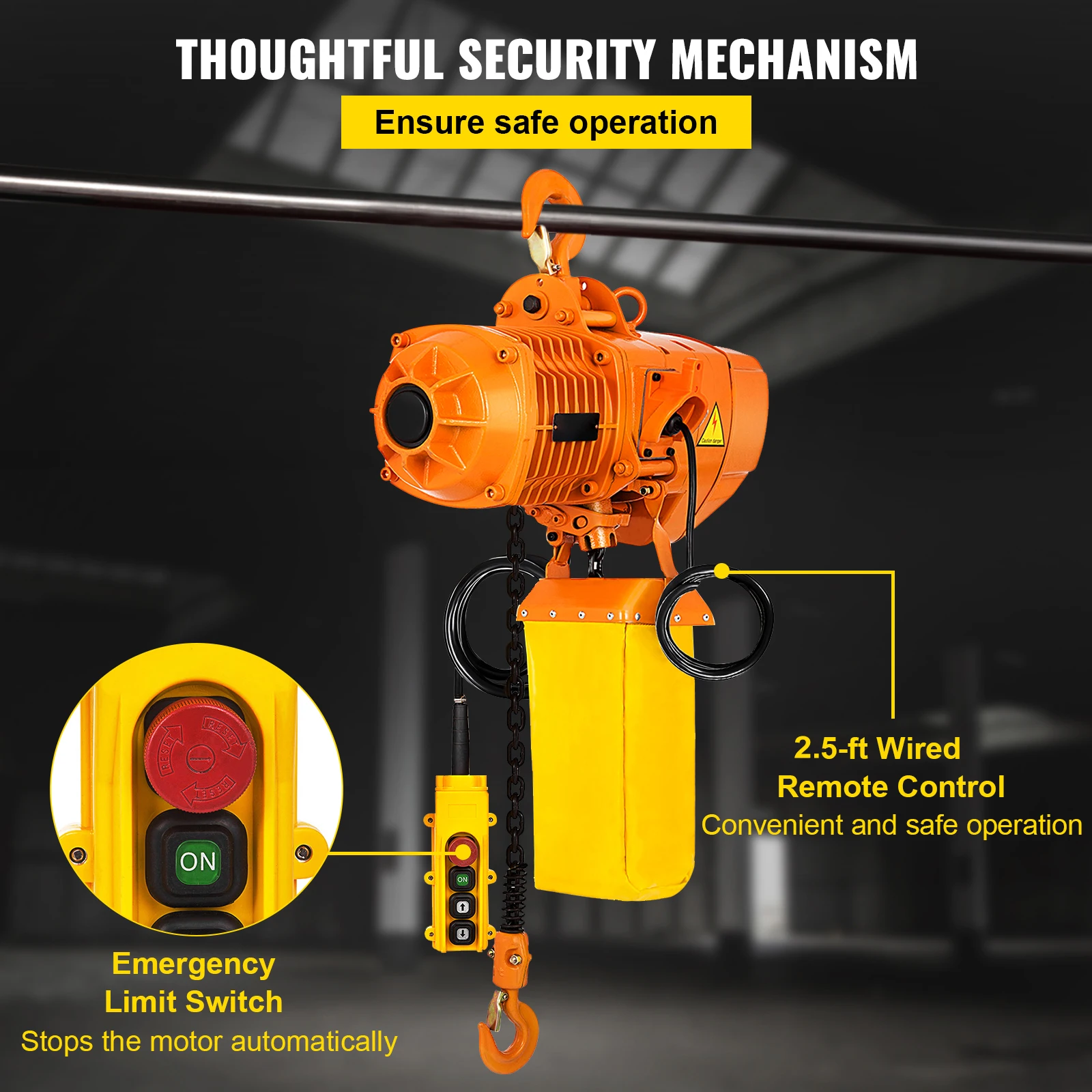 Electric Chain Hoist for Garage Lifting
