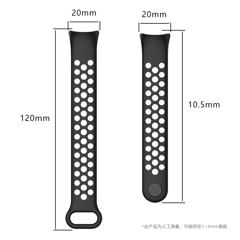 Silicone Sport Strap – Soft Wristband Replacement